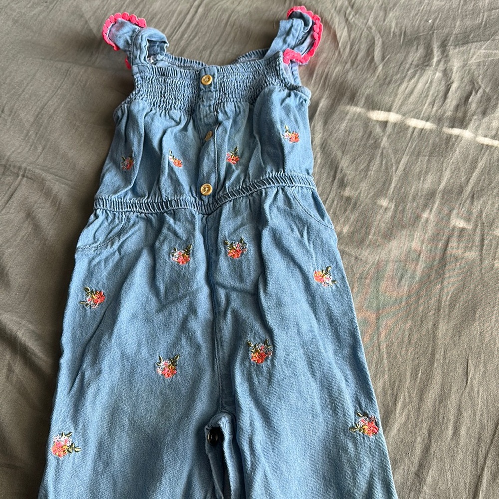 Denim Romper